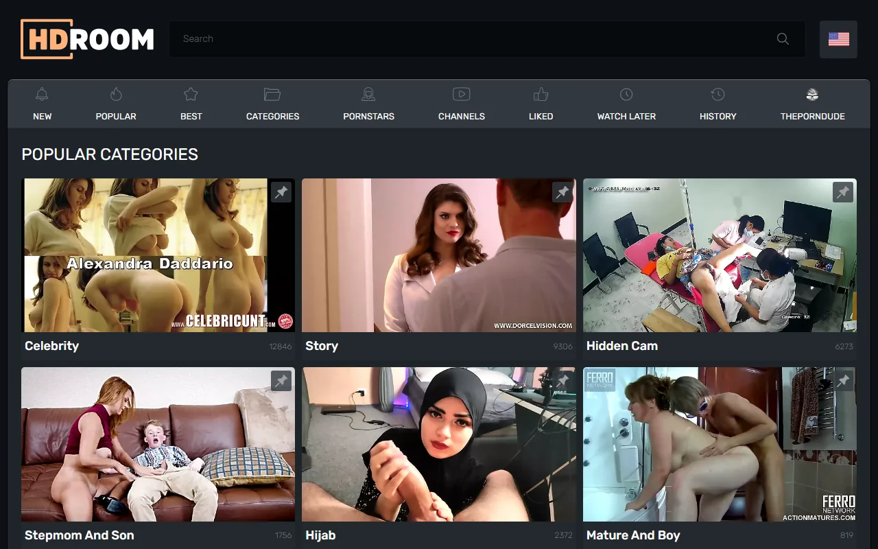Screenshot: Hdroom Website Review Screenshot of Hdroom Website Review